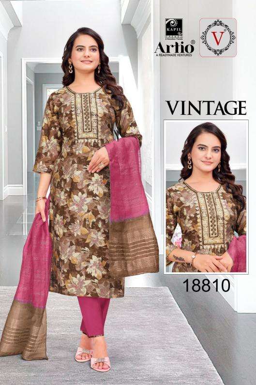 artio vintage VERTIGAN PRINT wholesale salwar kameez in surat