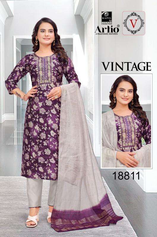 artio vintage VERTIGAN PRINT wholesale salwar kameez in surat