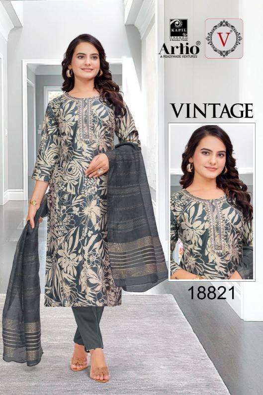 artio vintage VERTIGAN PRINT wholesale salwar kameez in surat