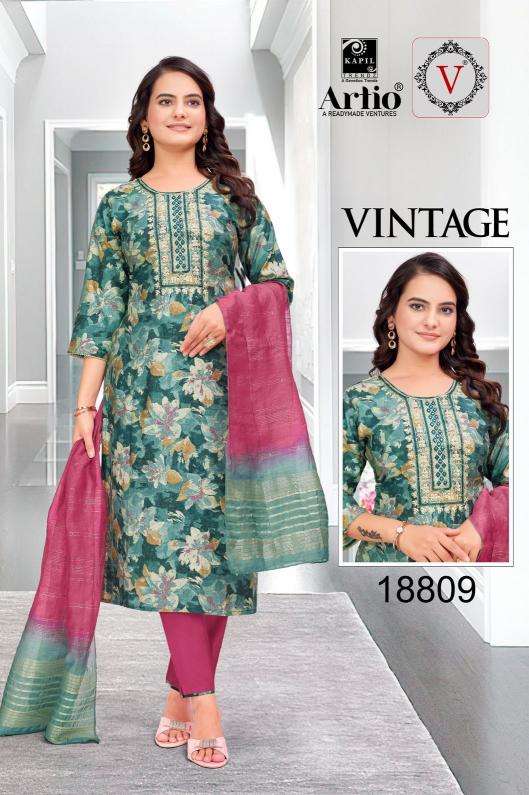 artio vintage VERTIGAN PRINT wholesale salwar kameez in surat