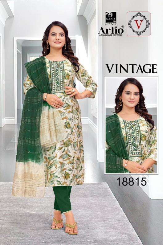 artio vintage VERTIGAN PRINT wholesale salwar kameez in surat