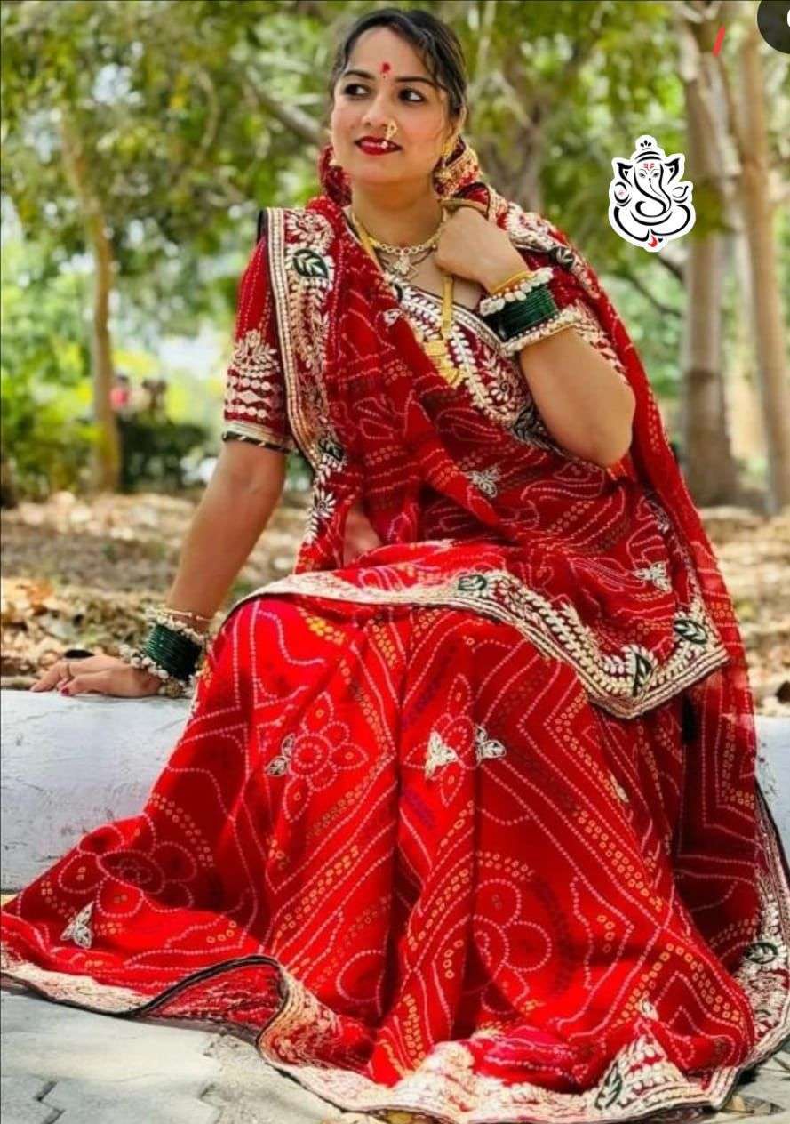 MS Brand Heavy Pedding Georgette Designer Wholesale Saree in Surat