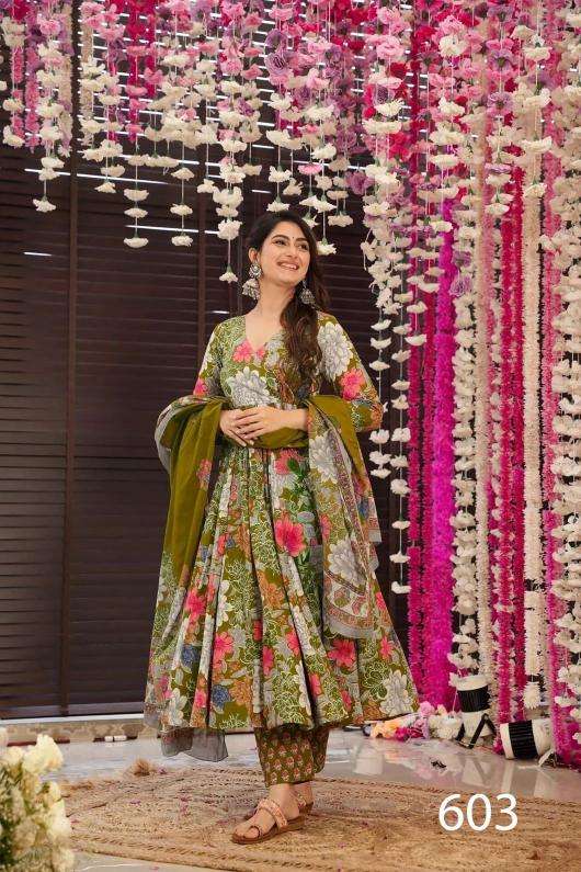 pr clora vol 6 muslin print readymade classic look big size 3pcs festival wear dress