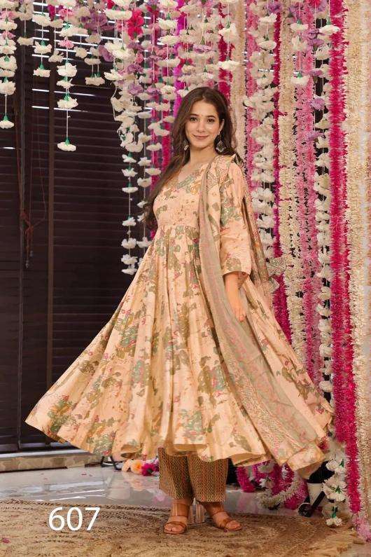 pr clora vol 6 muslin print readymade classic look big size 3pcs festival wear dress