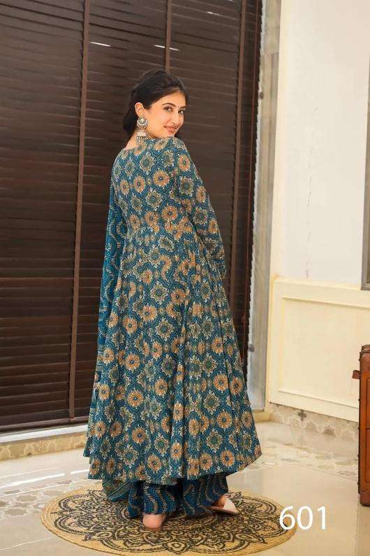 pr clora vol 6 muslin print readymade classic look big size 3pcs festival wear dress