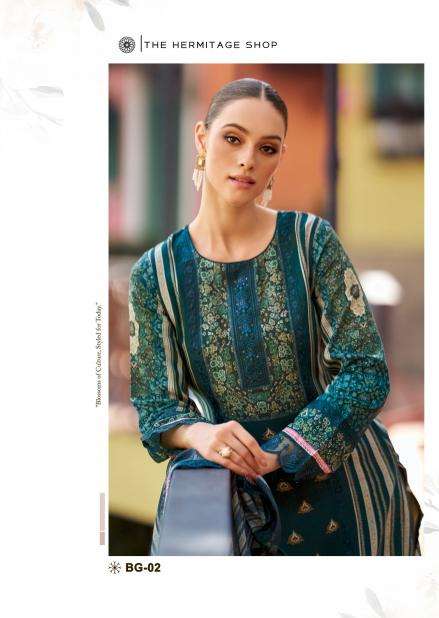 the hermitage bagh vol 2 series 05-06 Pure Jam Satin wholesale salwar kameez in surat 