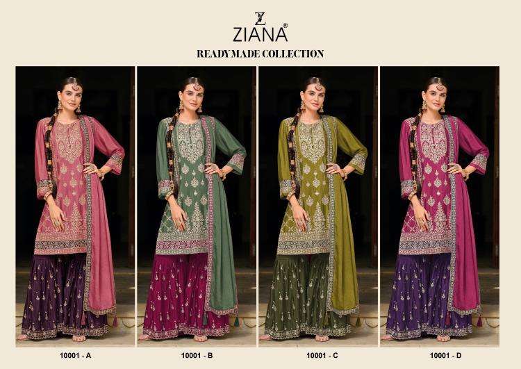ziana 10001 designs colors readymade modern pakistani wholesale salwar kameez in surat