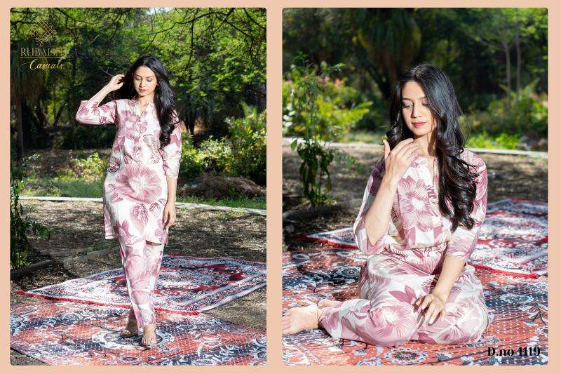 pr 1118-1122 rayon classic look fully stitch big size co-ord sets