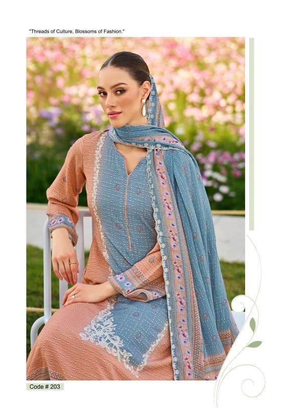 The hermitage shop bandhej series 201-206 jam satin wholesale suit