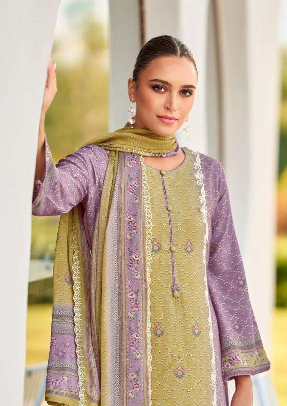 The hermitage shop bandhej series 201-206 jam satin wholesale suit