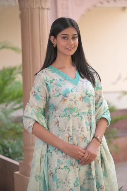 heritage anarkali Cotton Print wholesale suit