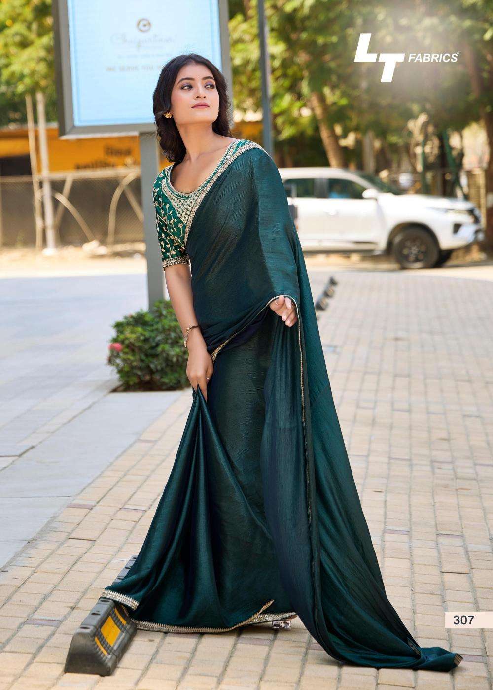 Kashvi heritage vol 3 series 301-308 soft silk wholesale saree