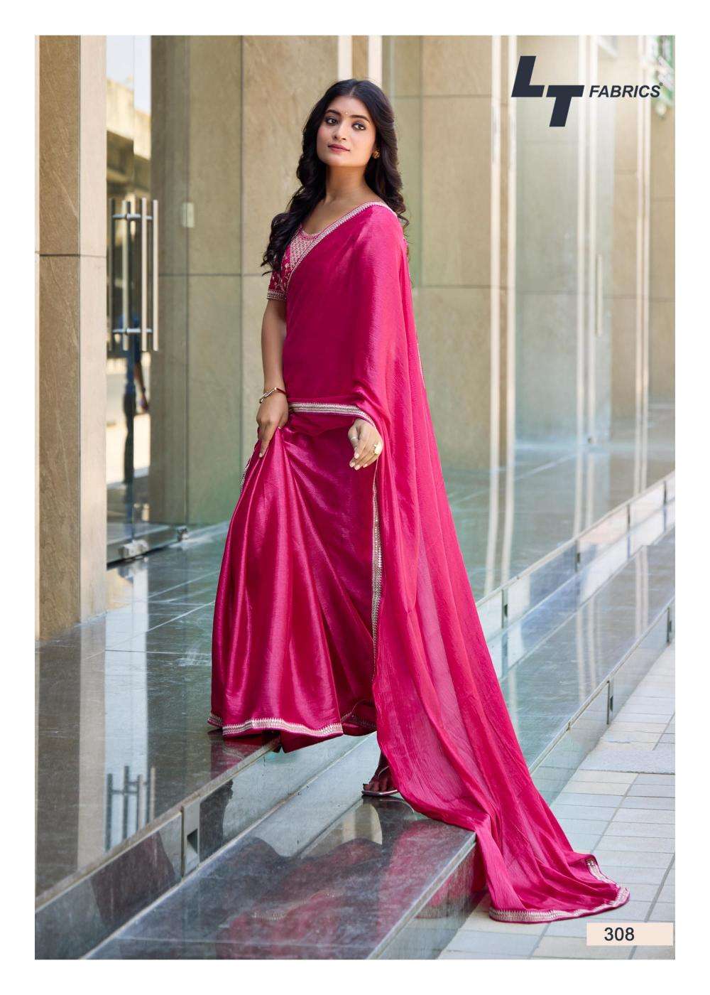Kashvi heritage vol 3 series 301-308 soft silk wholesale saree