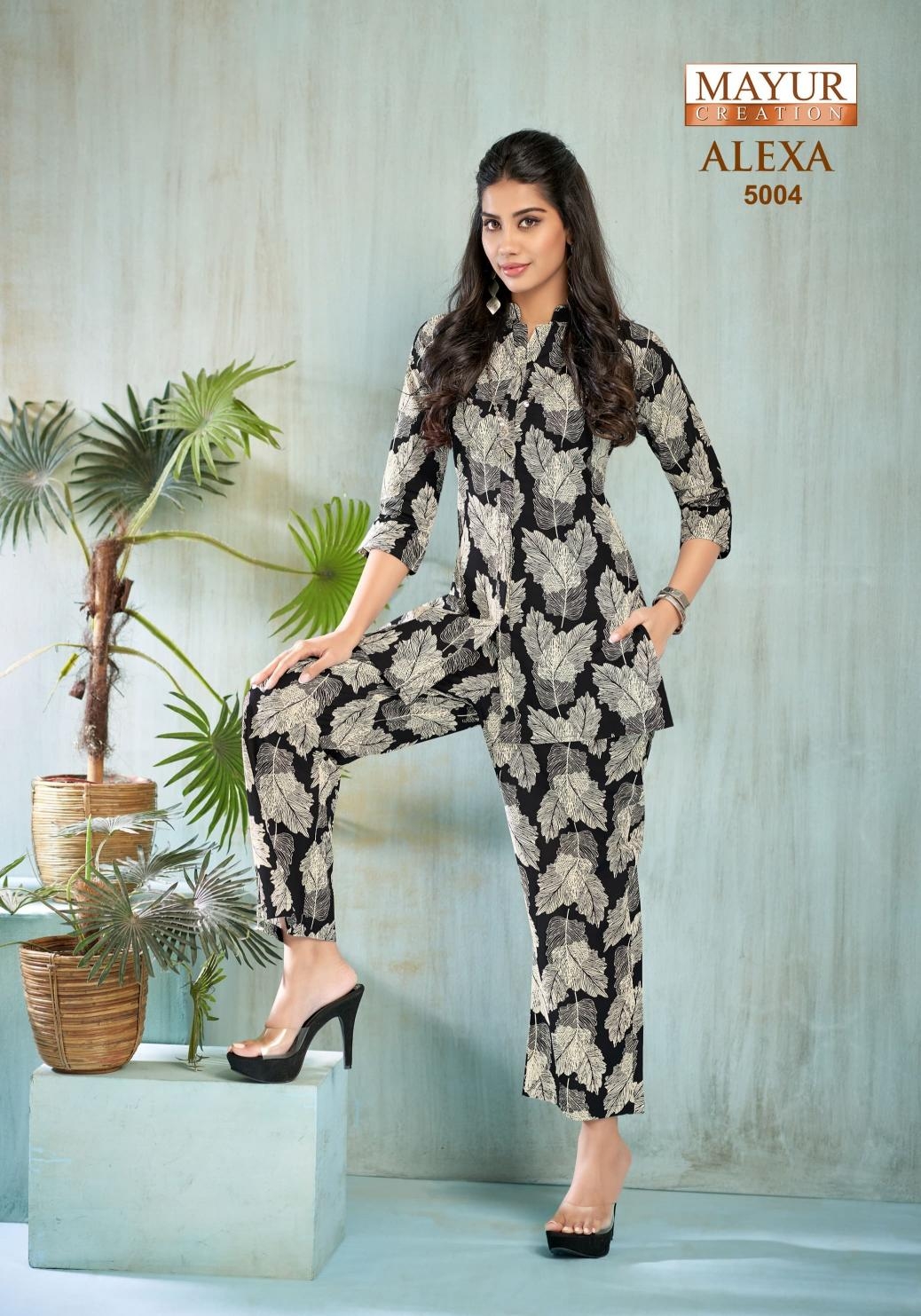 mayur creation alexa vol 5 series 5001-5010 COTTON CORD-SET 