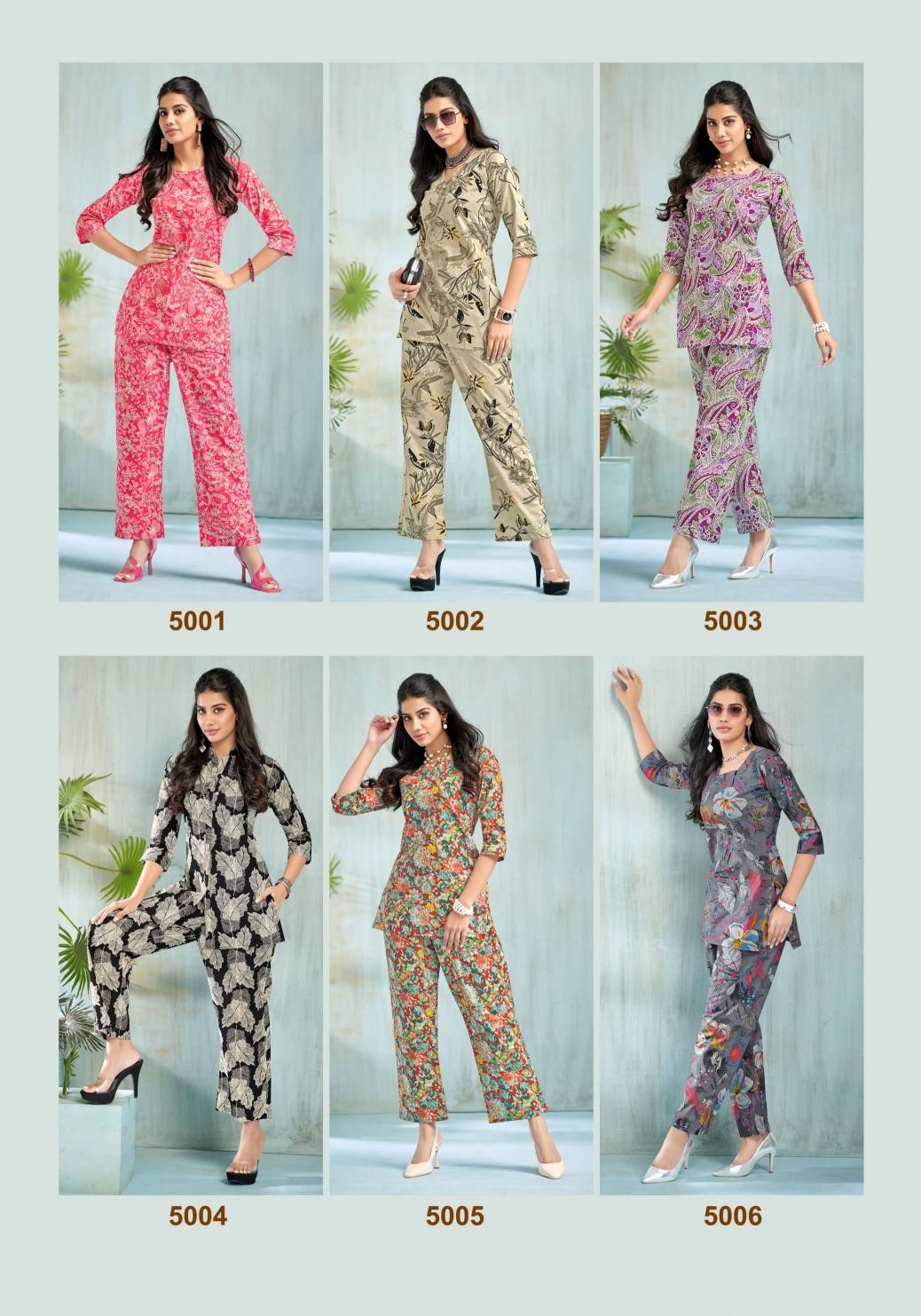 mayur creation alexa vol 5 series 5001-5010 COTTON CORD-SET 