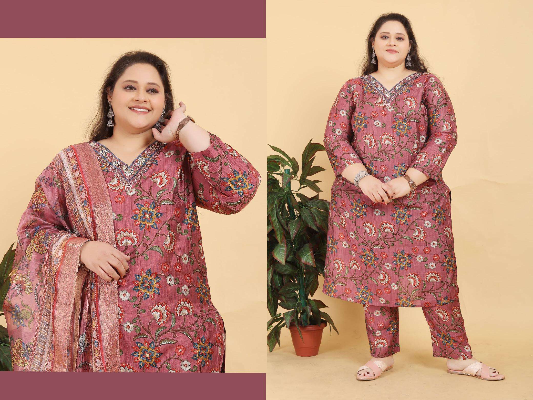 moksh big size royal co-ord vol-2 series 8647-8648 Premium Lichi Viscose wholesale suit 
