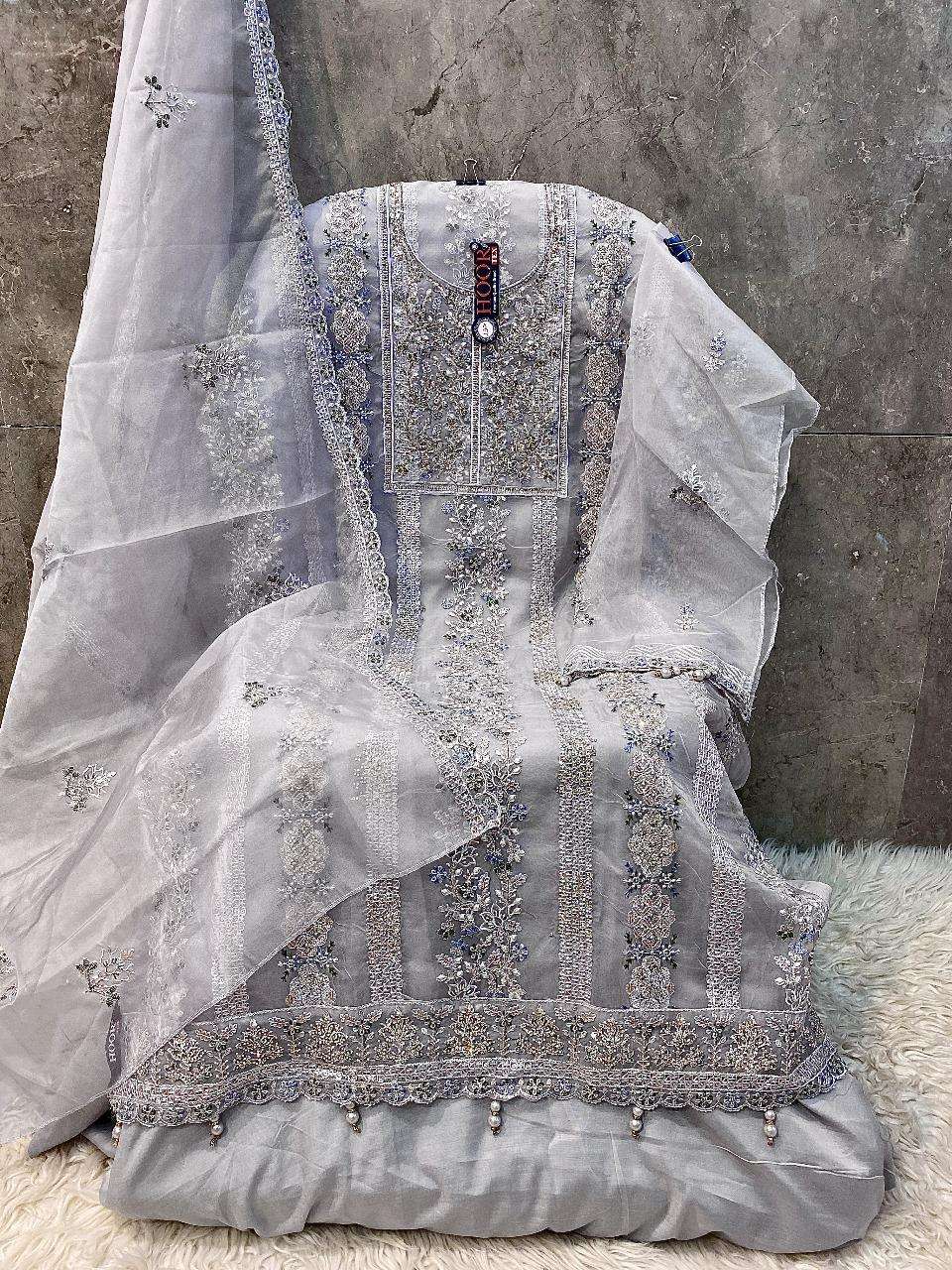 HOOR TEX  OR-48 A To D  Heavy Organza wholesale suit 