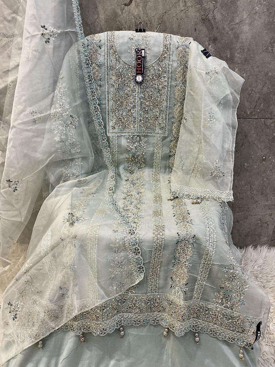 HOOR TEX  OR-48 A To D  Heavy Organza wholesale suit 