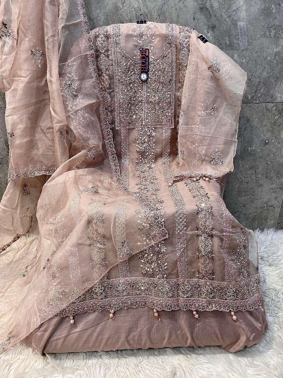 HOOR TEX  OR-48 A To D  Heavy Organza wholesale suit 