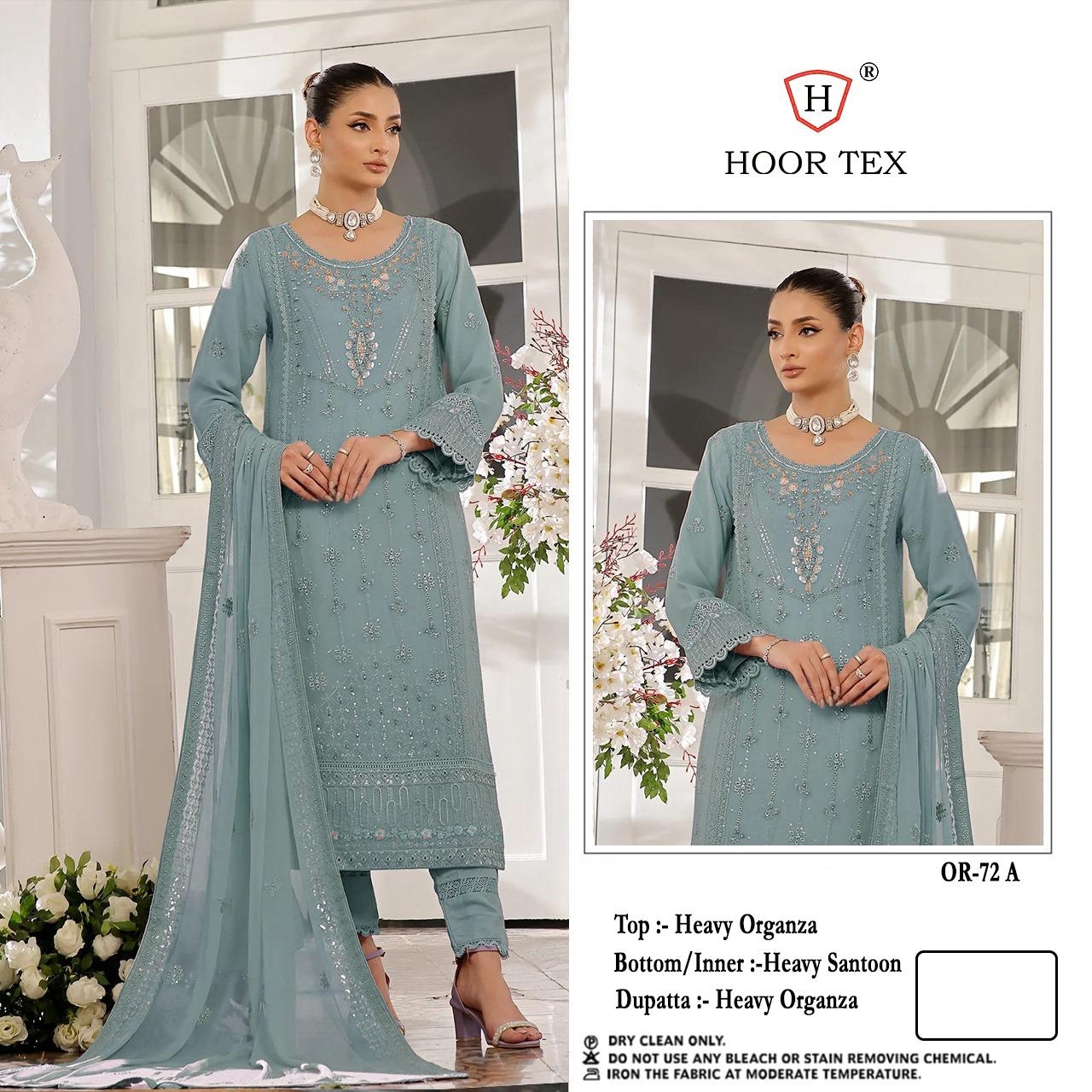 HOOR TEX OR-72 A To D Heavy Organza wholesale suit 