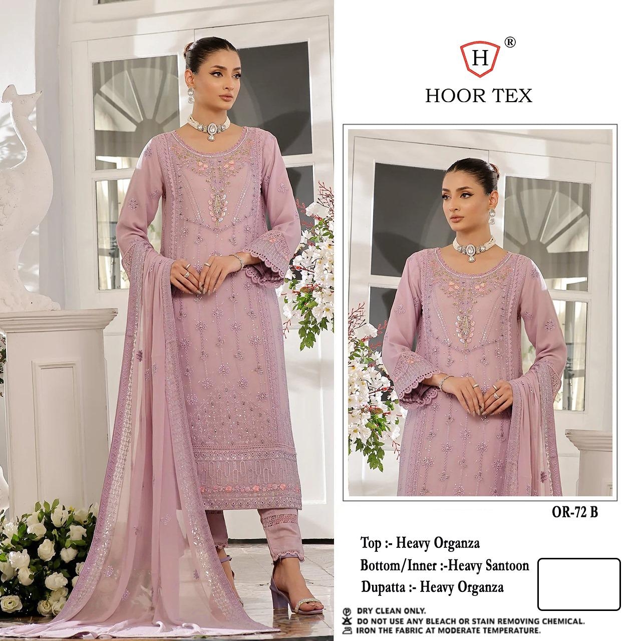 HOOR TEX OR-72 A To D Heavy Organza wholesale suit 