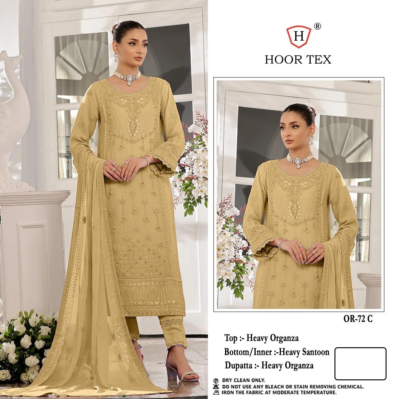 HOOR TEX OR-72 A To D Heavy Organza wholesale suit 