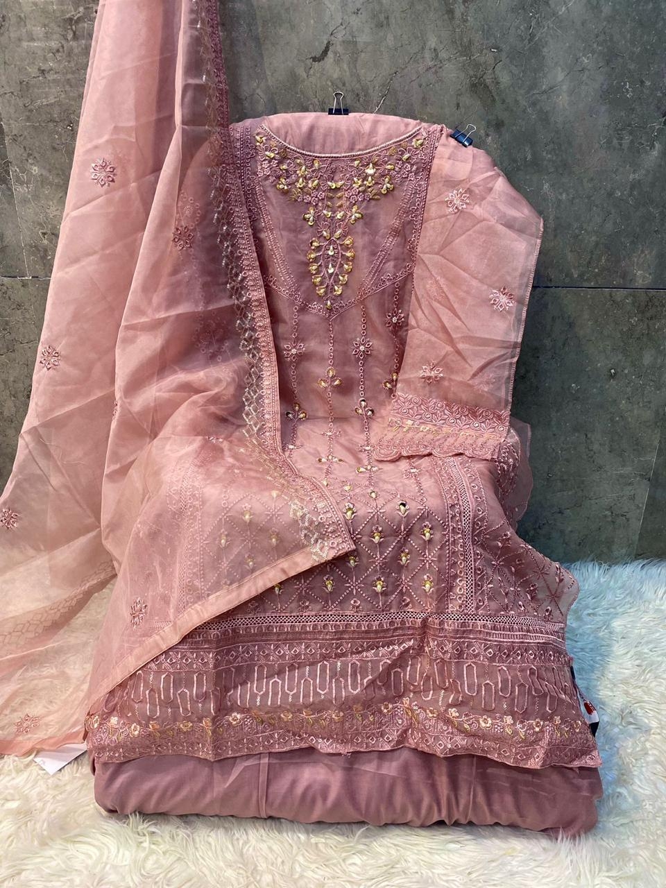 HOOR TEX OR-72 A To D Heavy Organza wholesale suit 