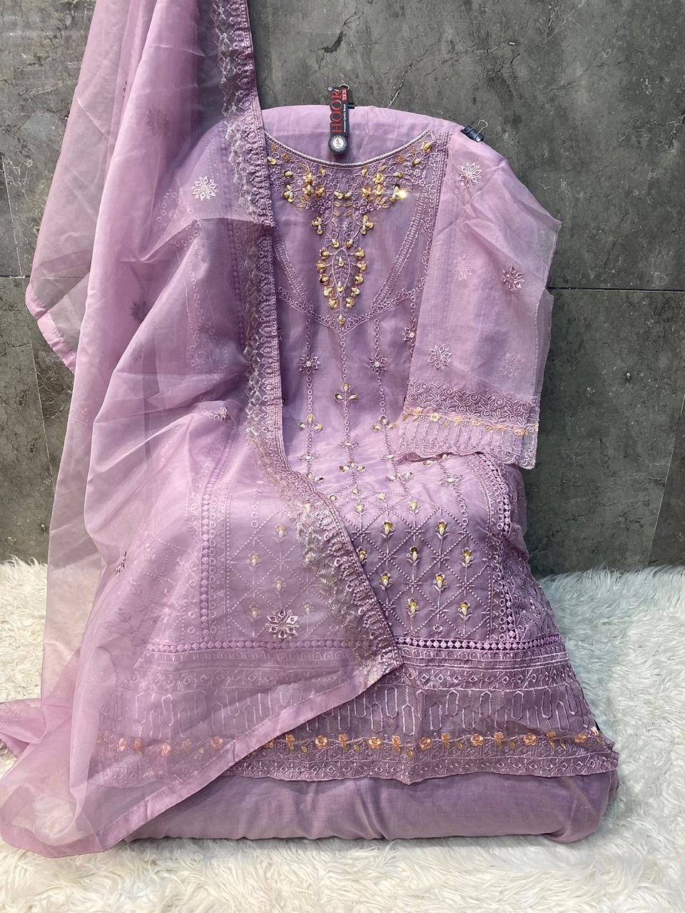 HOOR TEX OR-72 A To D Heavy Organza wholesale suit 