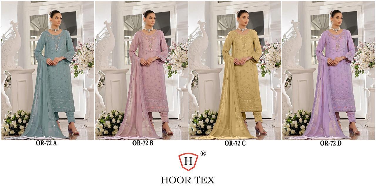 HOOR TEX OR-72 A To D Heavy Organza wholesale suit 