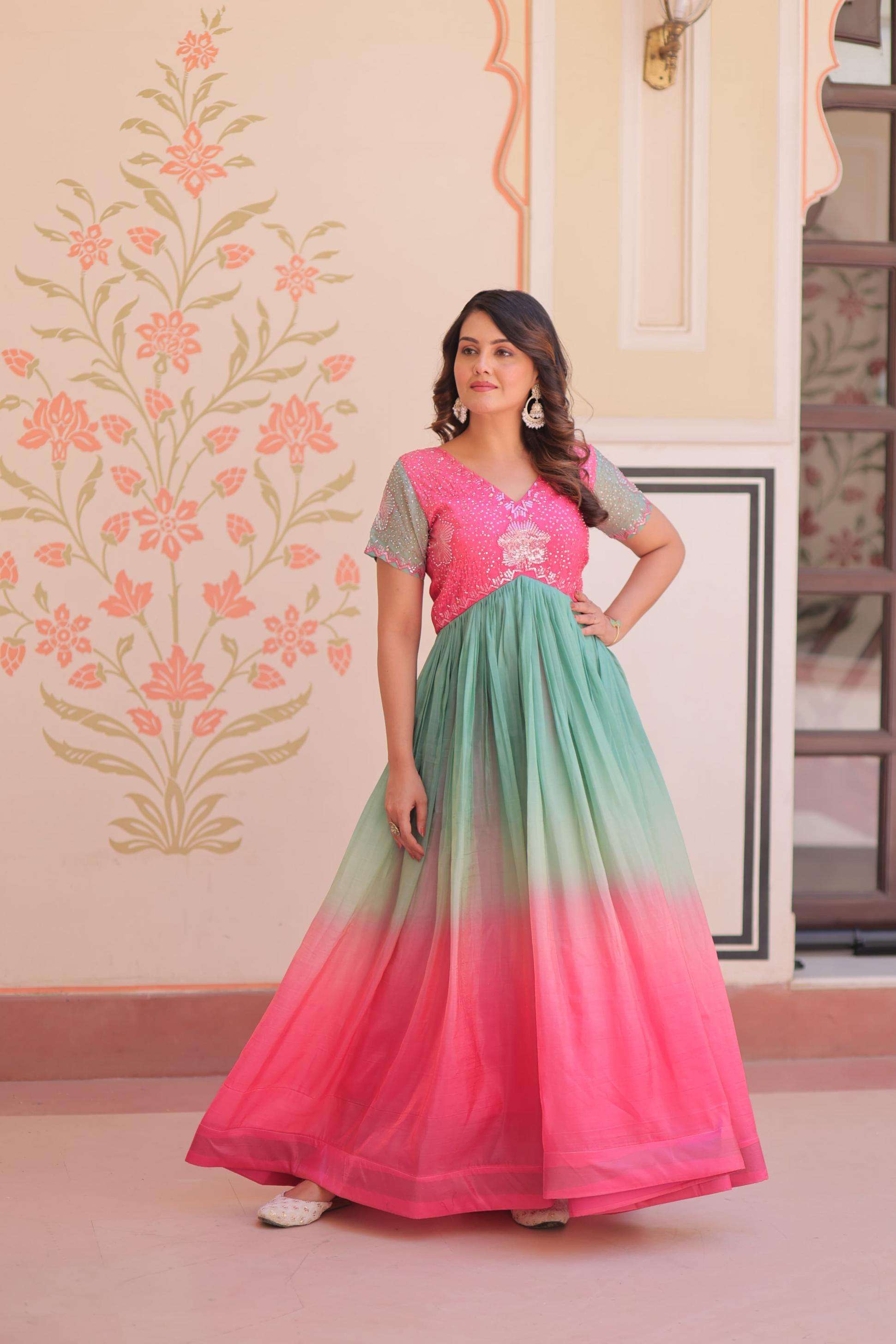 ka 1169 gold crush shop stunning fully stitch gown for any occasion