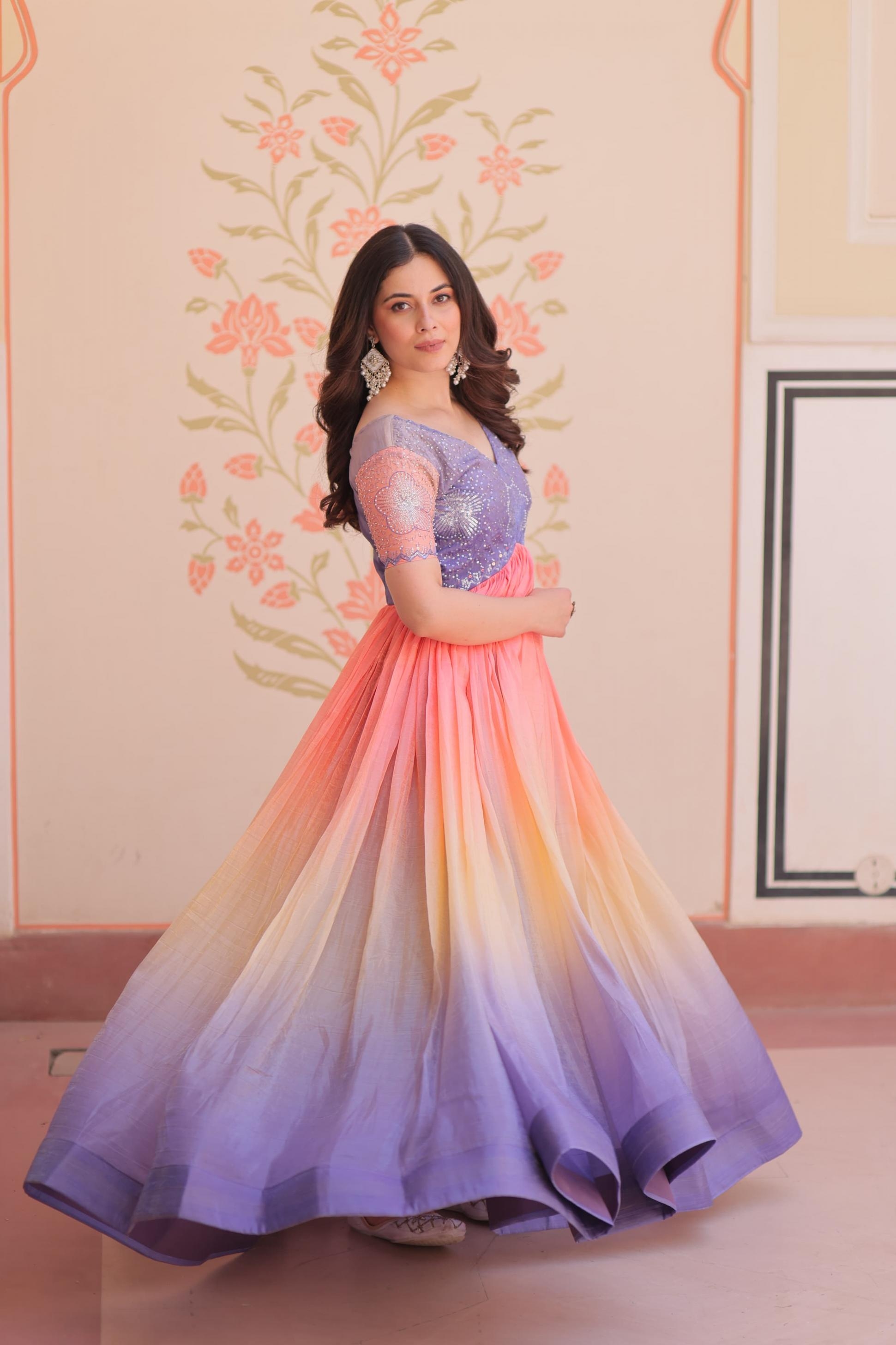 ka 1169 gold crush shop stunning fully stitch gown for any occasion