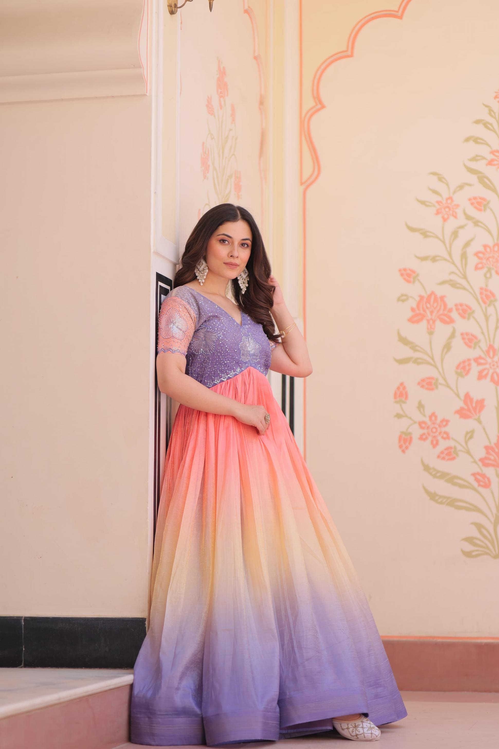 ka 1169 gold crush shop stunning fully stitch gown for any occasion