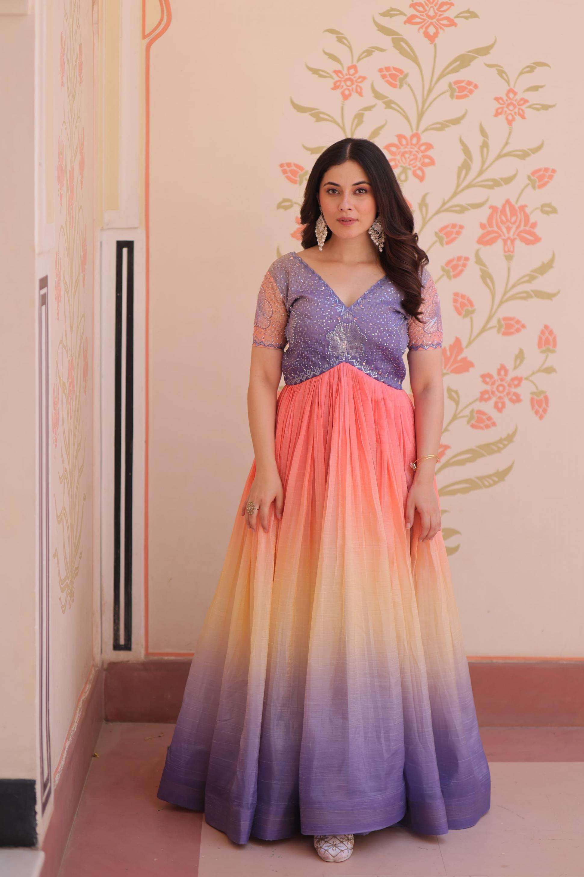 ka 1169 gold crush shop stunning fully stitch gown for any occasion