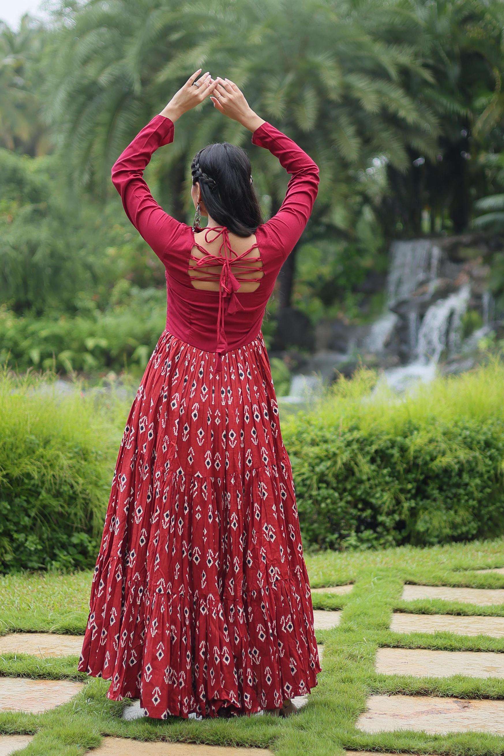 lw 9207 readymade shop trendy cotton stylish gown for ladies