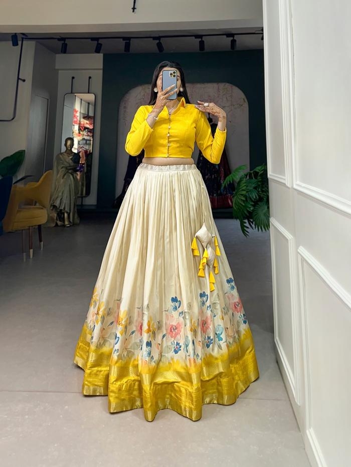 nnk1106 dola silk floral print readymade shop trendy chaniya choli
