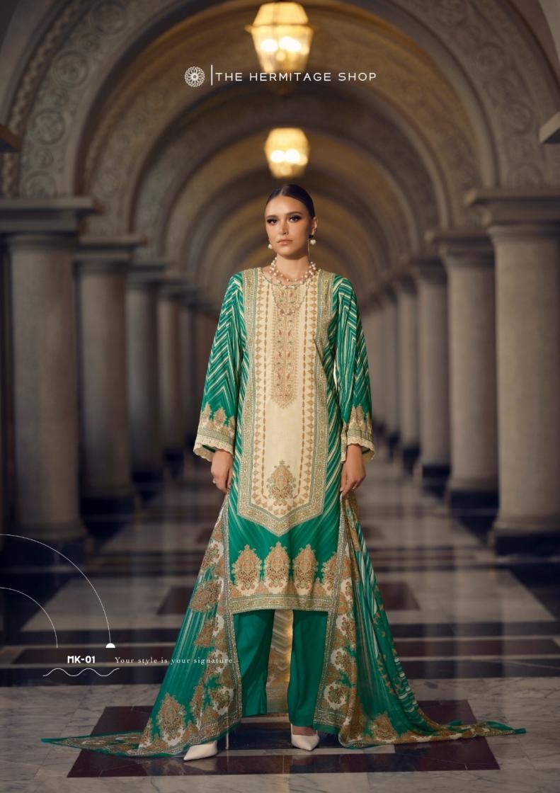 the hermitage marrakesh series 01-06  Jam Satin wholesale suit 