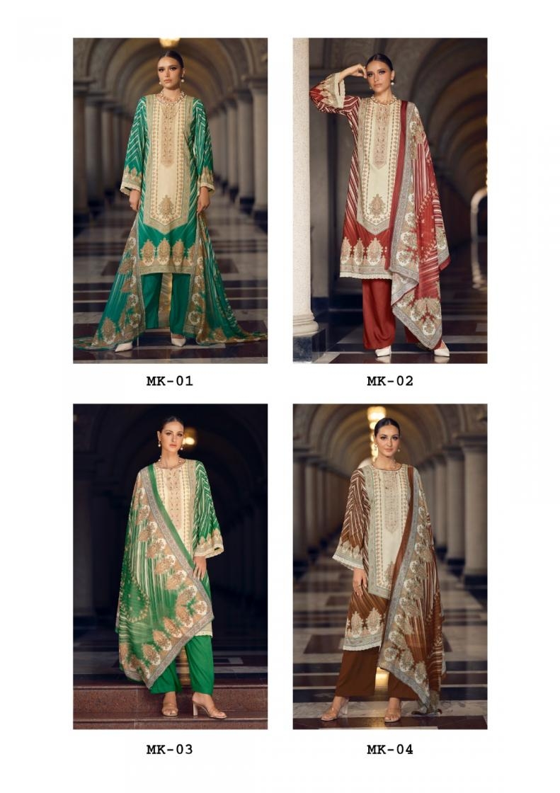 the hermitage marrakesh series 01-06  Jam Satin wholesale suit 