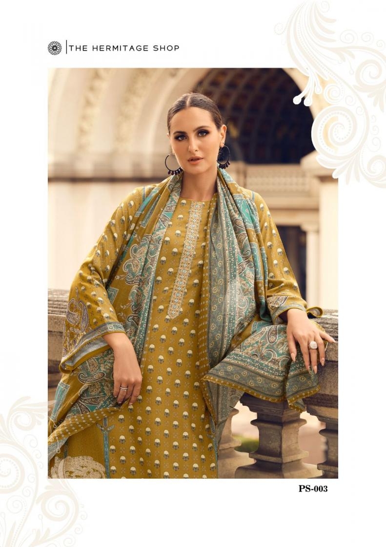 the hermitage shop paisely series 001-006 Pure Viscose Lawn wholesale suit 