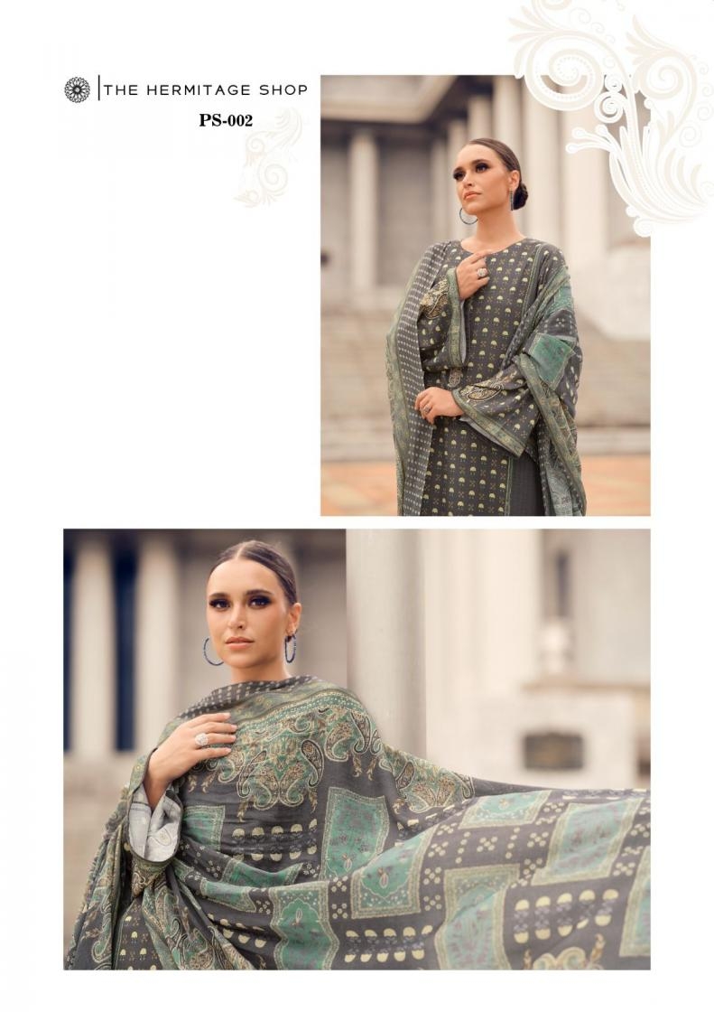 the hermitage shop paisely series 001-006 Pure Viscose Lawn wholesale suit 