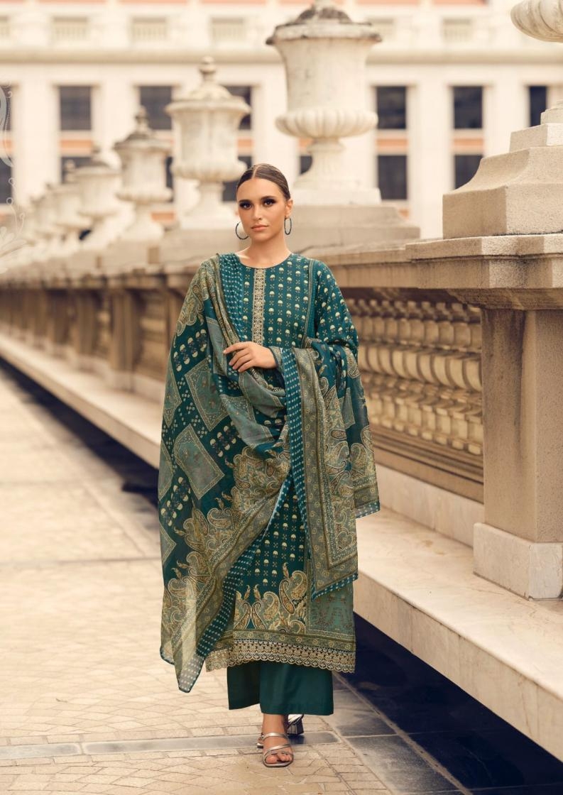 the hermitage shop paisely series 001-006 Pure Viscose Lawn wholesale suit 