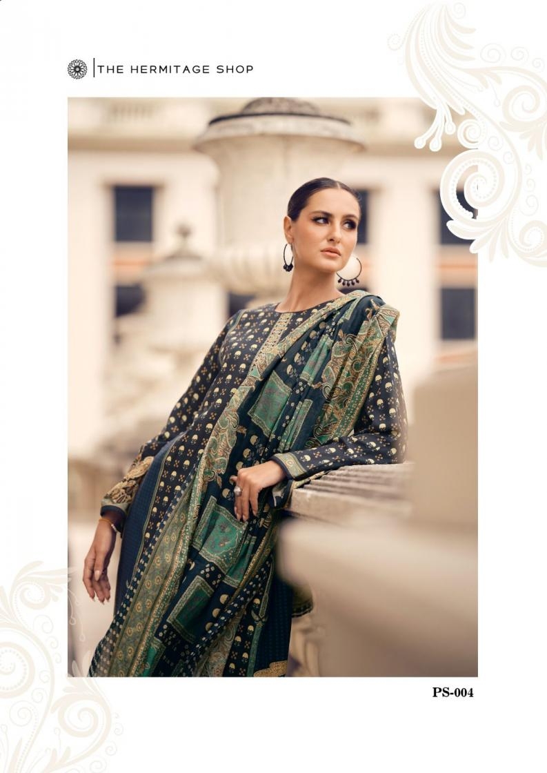 the hermitage shop paisely series 001-006 Pure Viscose Lawn wholesale suit 