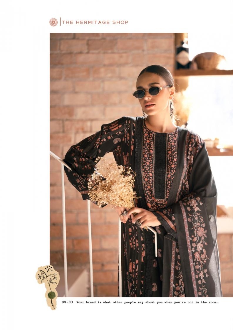 the hermitage bagh edition vol 3 series 01-06 Pure  Lawn wholesale suit 