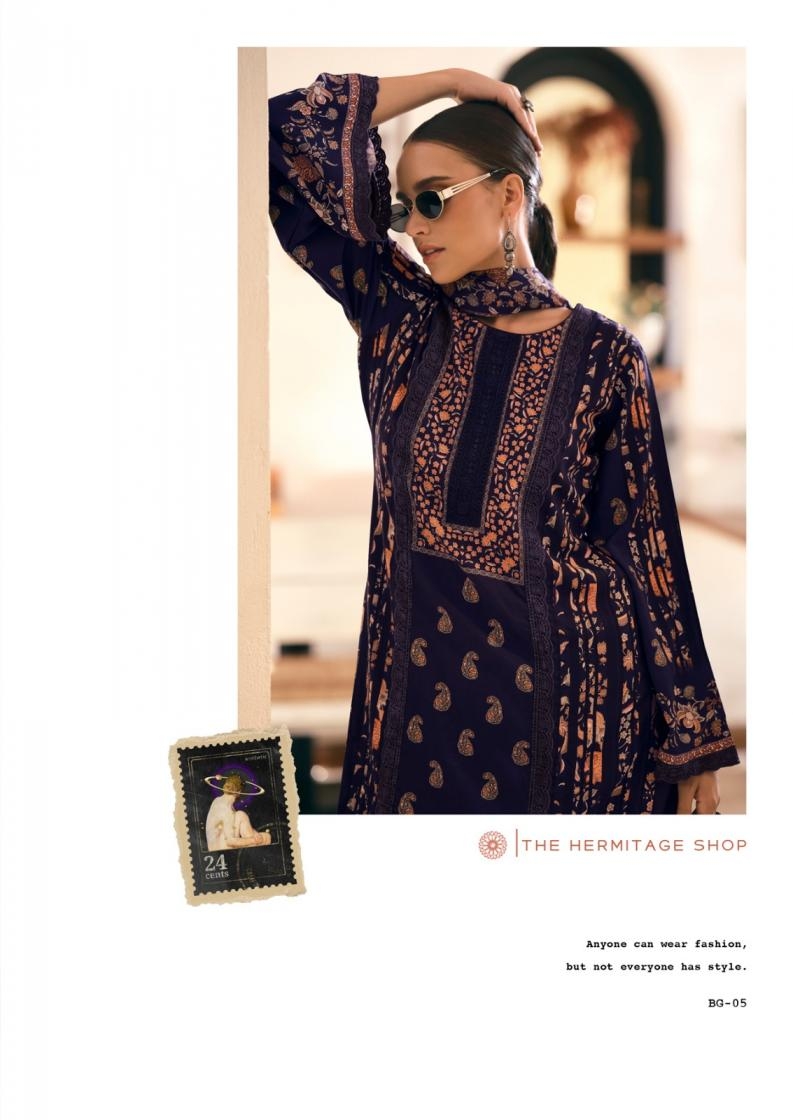 the hermitage bagh edition vol 3 series 01-06 Pure  Lawn wholesale suit 