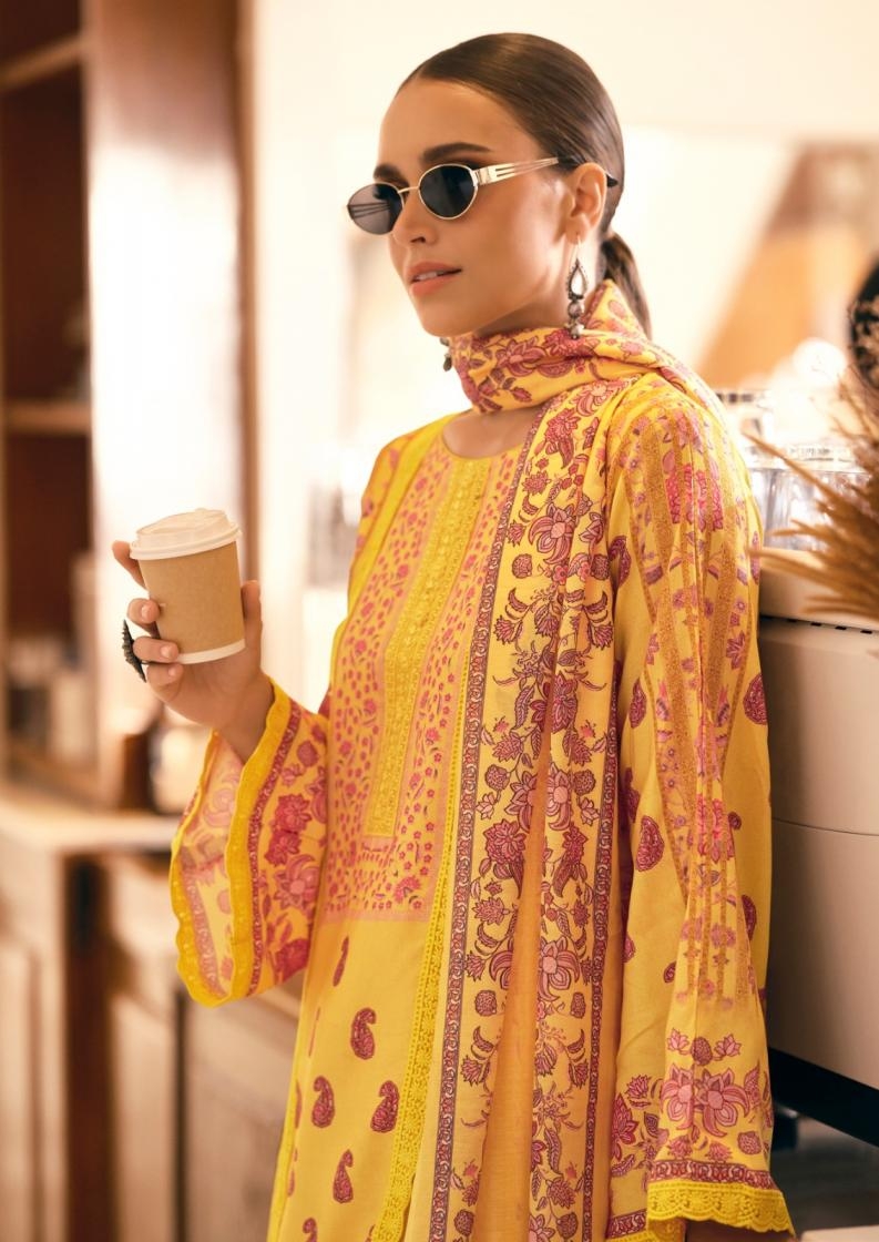 the hermitage bagh edition vol 3 series 01-06 Pure  Lawn wholesale suit 