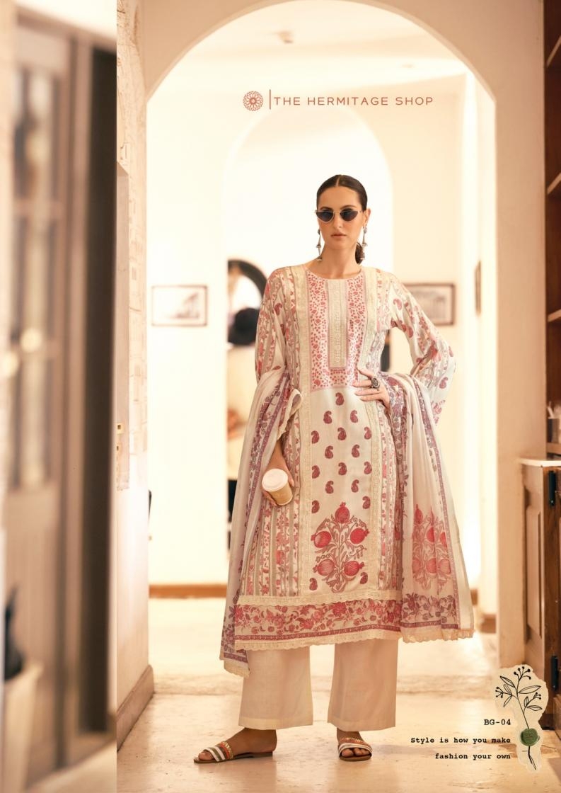 the hermitage bagh edition vol 3 series 01-06 Pure  Lawn wholesale suit 