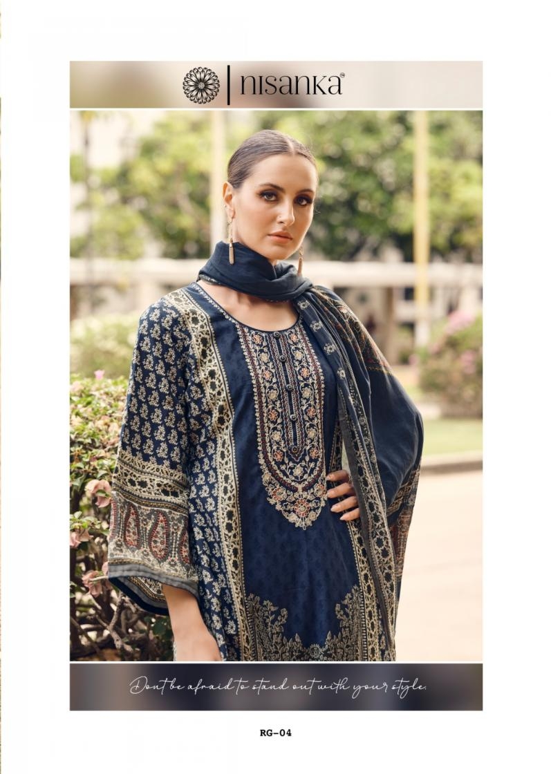 the hermitage shop rangrez series 01-04 LAWN COTTON wholesale suit 