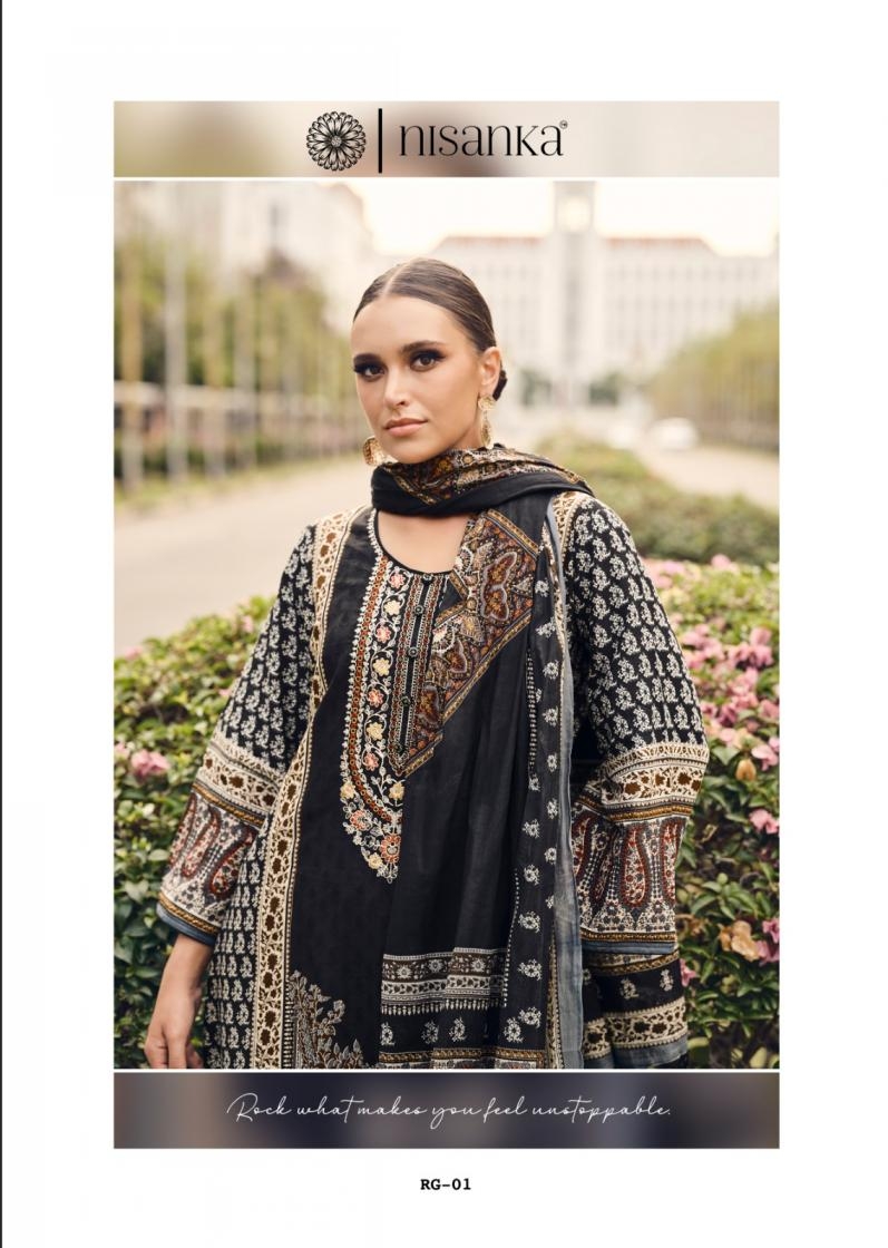 the hermitage shop rangrez series 01-04 LAWN COTTON wholesale suit 