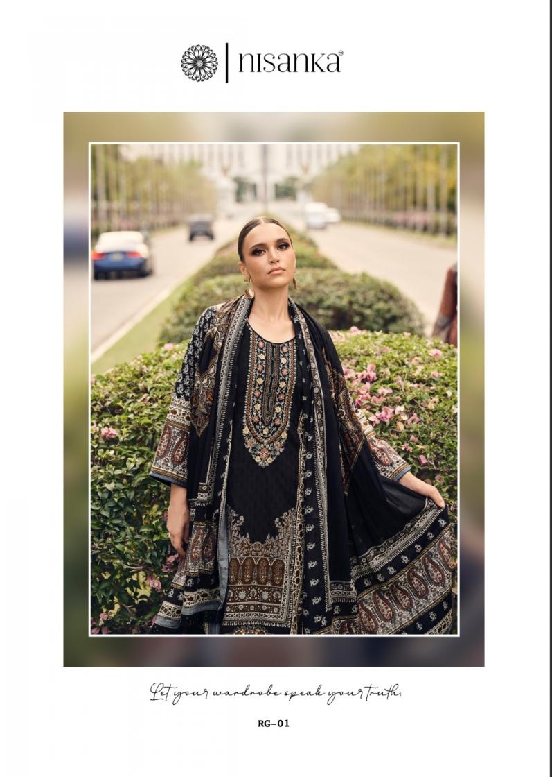 the hermitage shop rangrez series 01-04 LAWN COTTON wholesale suit 