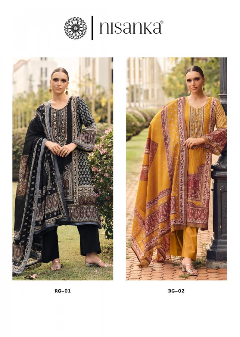 the hermitage shop rangrez series 01-04 LAWN COTTON wholesale suit 