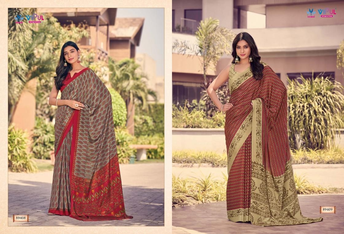 vipul heritage silk vol 12 series 89406-89423 FANCY wholesale saree